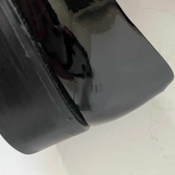 Franco Sarto Black Patent Leather Women Bocca Square Toe Loafer Slip On Size 7 - Picture 11 of 13